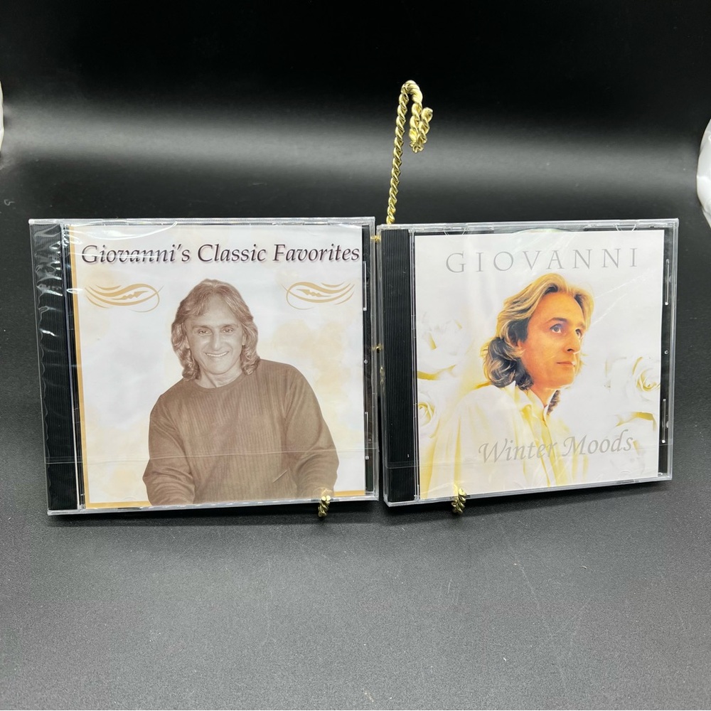 Giovanni 2 CD Bundle – Classic Favorites & Winter Moods – Brand New Sealed